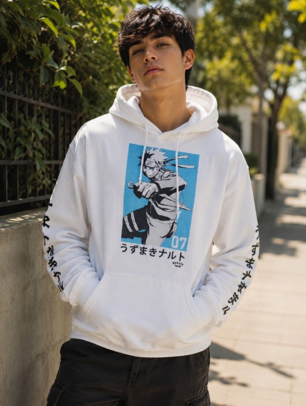 Naruto Shippuden Collection Graphic Crewneck Sweatshirt Large